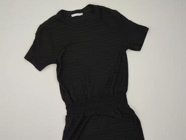 sukienka z marszczeniem na brzuchu plus size: Sukienka damska, rozmiar S — 1