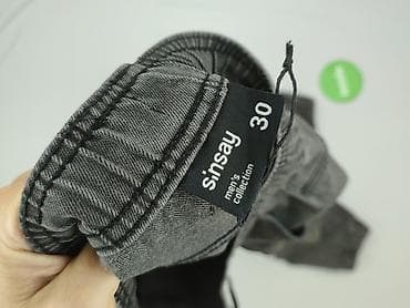 monty python koszulka: Męskie spodnie cargo jogger Sinsay, rozmiar 30 - Fason: joggery/cargo — 4