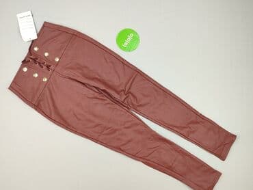 koszula damska z eko skóry: Leggings Eco-leather for women, size S — 3