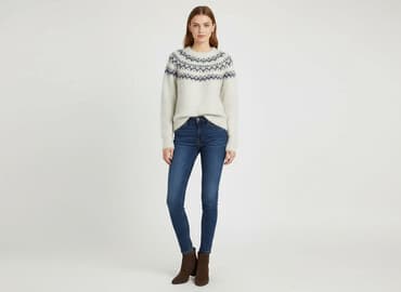 sweter w krowie łaty: House, Sweter damski, rozmiar XS — 1