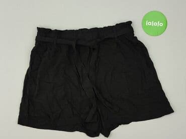 czarne szorty damskie z wysokim stanem: Sinsay, Szorty damskie, rozmiar L — 2