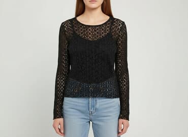 body koronkowe czarne sinsay: Sinsay, Top damski, rozmiar 2XS — 6