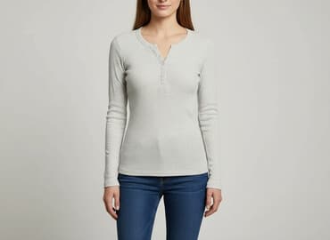 sweter piórkowy na drutach: SMOG, Bluzka damska, rozmiar S — 6