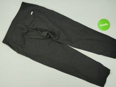 spodnie dresowe plus size: Spodnie materiałowe damskie, rozmiar L — 3