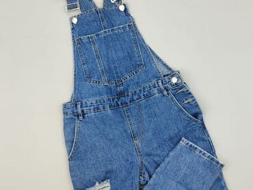 srebrne kombinezony: Ogrodniczki damskie, rozmiar 2XS — 1