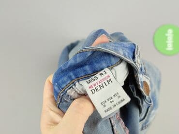 jeansy z asymetrycznym zapieciem: Jeansy damskie, S — 5