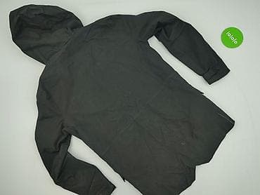 dresy dkny: Męska kurtka parka z kapturem – czarna, rozmiar M - Długość typu — 3