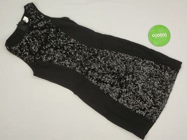 sukienka srebrna cekiny h: H&M, Сукня жіноча, розмір XS — 2