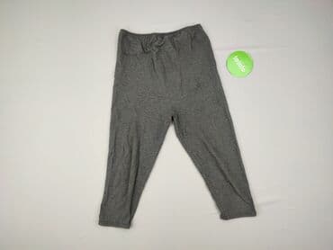 legginsy z wysokim stanem plus size: Material trousers for women, size M (EU 38) — 2