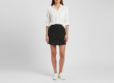 rajstopy z kokardkami h m: H&M Basic, Spódnica damska, rozmiar M — 1