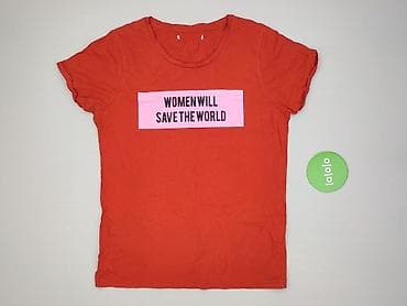 bluzki czerwone: T-shirt damski, rozmiar L — 2