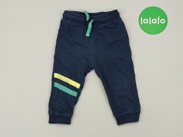 piżama pajacyk 128: Sweatpants, So cute, 9-12 months, condition - Good — 2