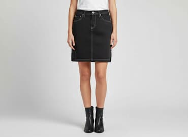 woskowana spódnice z wysokim stanem: Vertus, Spódnica damska, rozmiar M — 6