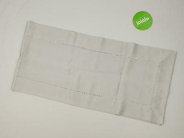 pościel genzie: Obrus 154 x 36, kolor - Szary, stan - Idealny — 2