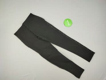 woskowane legginsy z wysokim stanem zara: Zara, Legginsy Eleganckie damskie, rozmiar M — 3