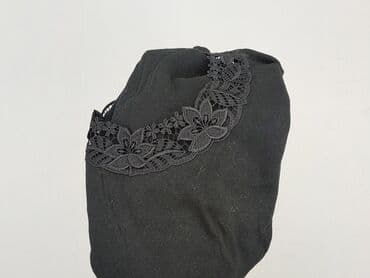 czarne t shirty damskie w serek: T-shirt damski, rozmiar S — 4