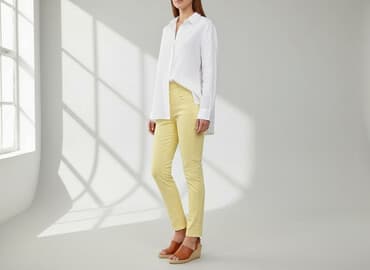 zolte rajstopy: Fashion Jeans, Jeansy damskie, rozmiar S — 6