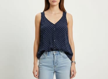 top z łańcuszkiem bershka: Bershka, Bluzka damska, rozmiar S — 7