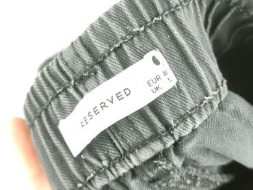 spodnie woskowane brązowe reserved: Reserved, Spodnie materiałowe damskie, rozmiar L — 4
