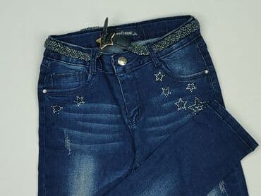 szerokie spodnie hello kitty: Spodnie jeansowe, Happy, 12 lat, 152, stan - Bardzo dobry — 1