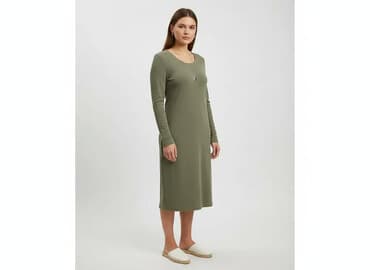 czarna sukienka z długim rękawem sinsay: Sinsay, Sukienka damska, rozmiar XL — 6