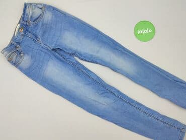 dżinsy z dziurami bershka: Bershka, Jeansy damskie, rozmiar 2XS — 2