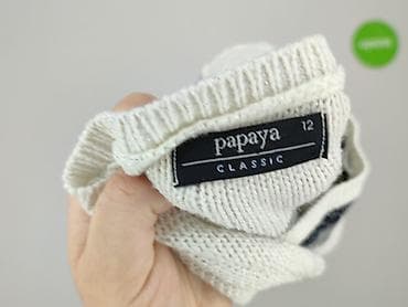 pull and bear bluzka w paski: Papaya, Sweter damski, rozmiar L — 4