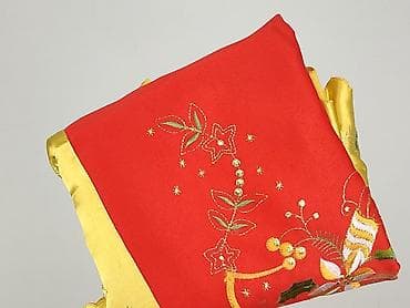 tkanina: Obrus 74 x 72, kolor - Czerwony, stan - Idealny — 5