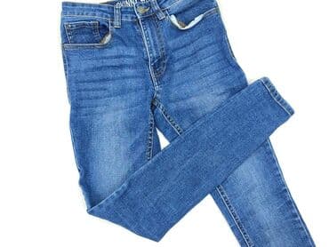 legginsy wzorzyste: Skinny, Jeansy damskie, rozmiar XS — 1