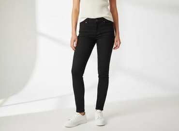 rajstopy z cyrkoniami h m: H&M, Material trousers for women, size XS — 1