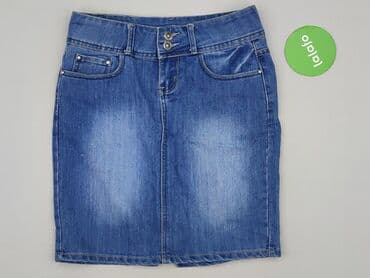 spódniczka dżinsowe z wysokim stanem: Spódnica damska, rozmiar S — 2