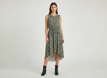 reserved sukienka butelkowa zieleń: Sukienka damska, rozmiar M — 7