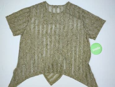 bluzki złotą nitką: Sweter damski, rozmiar One size — 3