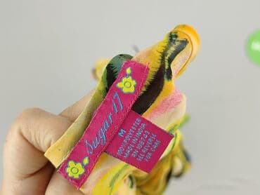 bluzka żółta w czarne paski: Top damski, rozmiar M — 4