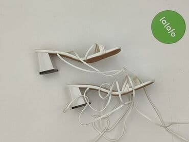 czerwone sandały na słupku ccc: Sandały damskie, rozmiar 40 — 6