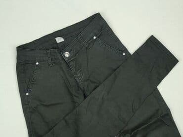 spodnie serduszka by o la la czarne: Spodnie materiałowe damskie, rozmiar S — 1