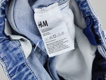 majtki wiskoza: Spodnie jeansowe, H&M, 12 lat, 152, stan - Idealny — 5