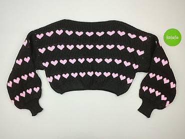 czarny sweter oversize: Sweter damski, rozmiar 4XL — 3