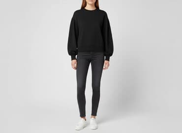 czarna bluza rozpinana hm: H&M Divided, Bluza damska
, rozmiar S — 6