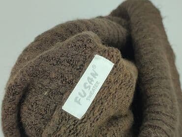 sweter piórkowy na drutach: Sweter damski, rozmiar S — 4