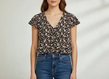 bluzka w kwiaty new yorker: Bluzka damska, rozmiar M — 7
