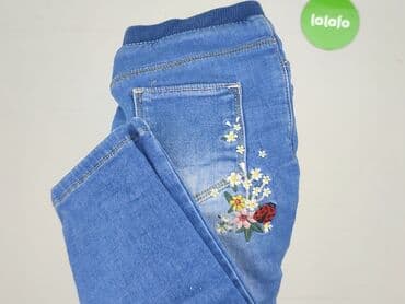 piżama hello kitty spodnie: Spodnie jeansowe, 3-4 lat, 98/104, stan - Bardzo dobry — 5