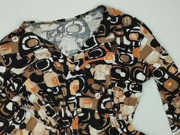koszula damska w geometryczne wzory: Women's blouse, size S — 1