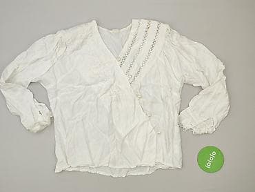 bluzka boho biala: Bluzka damska, rozmiar 2XL — 2
