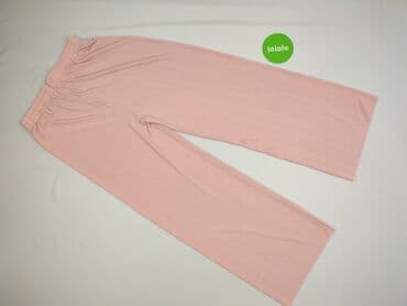 jaka bluzka do różowych spodni: Material trousers for women, size S — 3