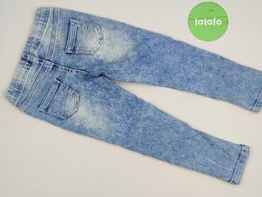 czarne sandały z łańcuszkiem: Jeans, Little kids, 4-5 years, 110, condition - Perfect — 3