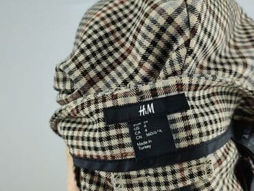 spodnie czerwone w kratę h m: H&M, Material trousers for women, size XS — 6