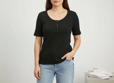 ubrania inextenso: Inextenso, T-shirt damski, rozmiar L — 1