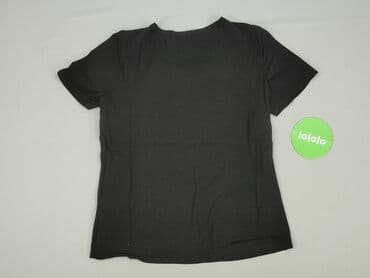 czarne t shirty damskie w serek: T-shirt damski, rozmiar 2XL — 3