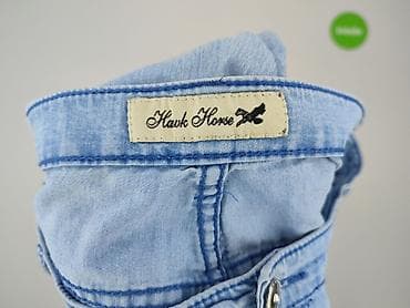 bluzki denim: Spodnie 3/4 damskie, rozmiar 4XL — 4